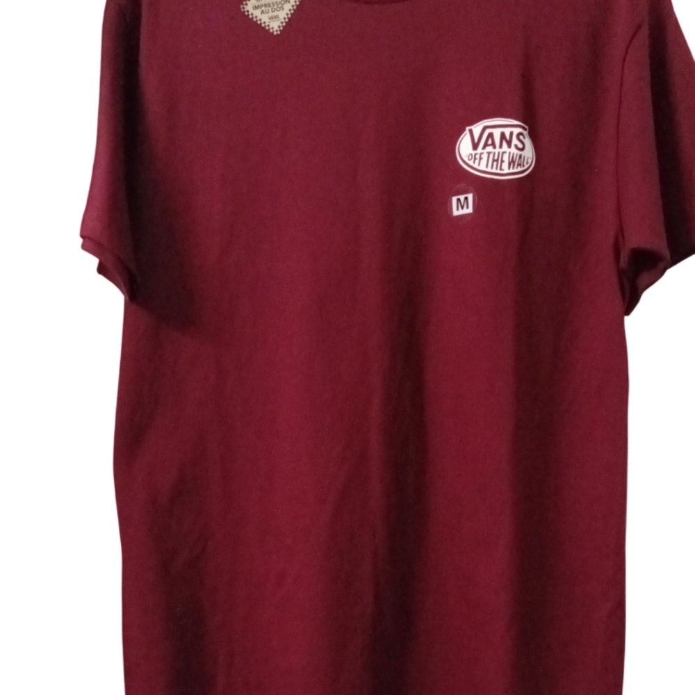 Vans Men's Burgundy Short Sleeve Tee